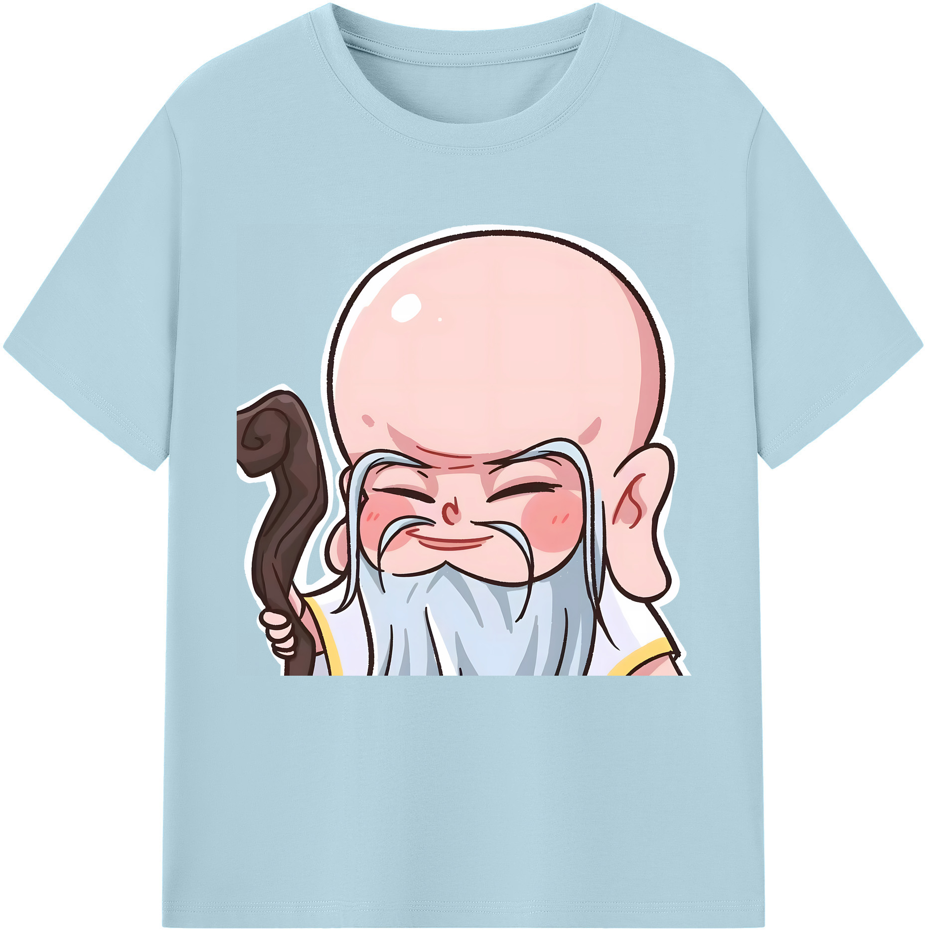 （画像用） Ne Zha 2 ナタ 魔童の大暴れ 綿100％半袖Tシャツ（フロントプリント）